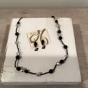 Costume Jewelry Necklace & Earrings Set